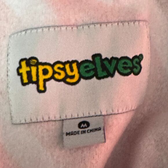 Snowman Onesie Pj's Medium Christmas Holiday Hooded Costume Fleece - Picture 3 of 12